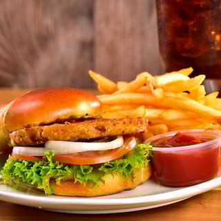 9. Classic Garden Burger Meal