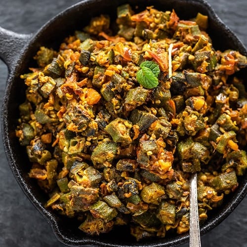 36. Okra Masala.