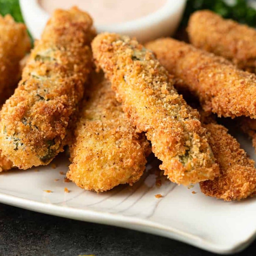 Fried Pickle Spears W/boom boom.