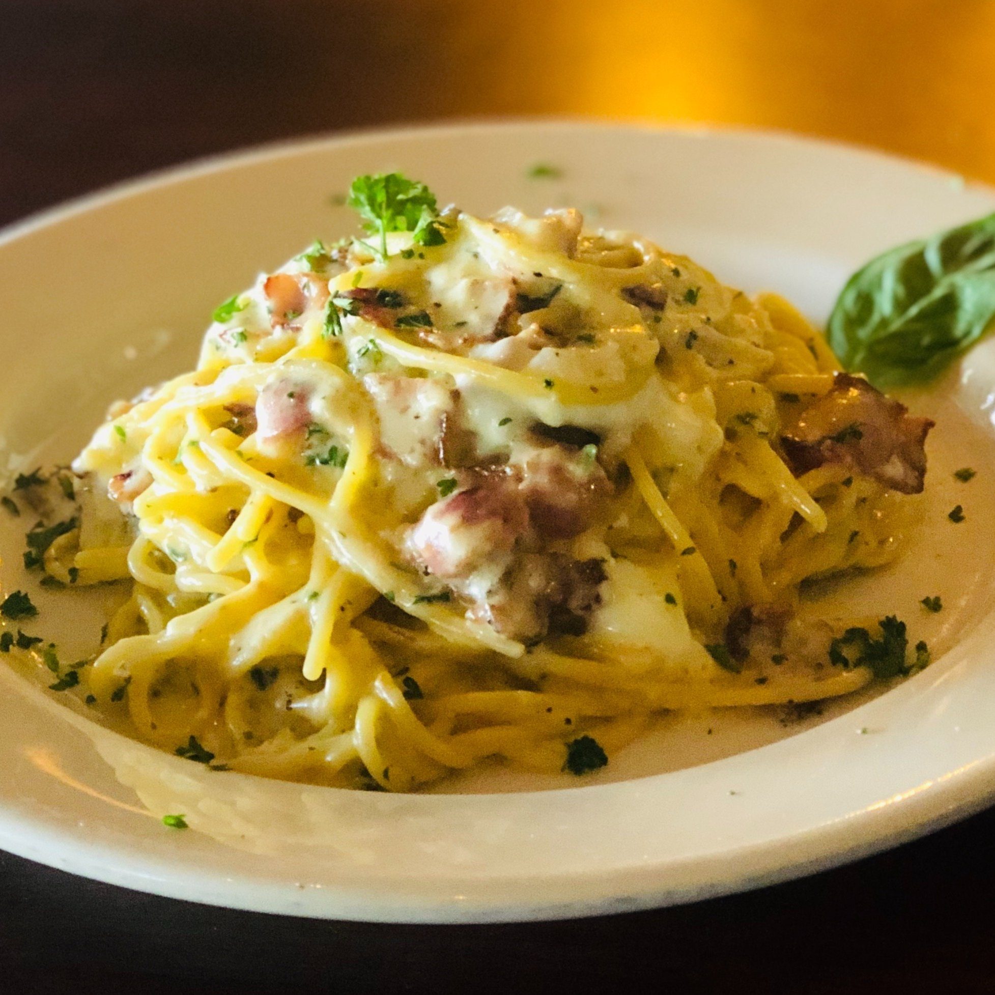 Spaghetti Carbonara.