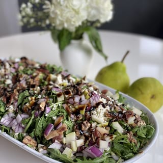 PROSCIUTTO + PEAR ARUGULA SALAD SIDE - 8oz