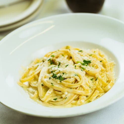 Fettuccine Alfredo.