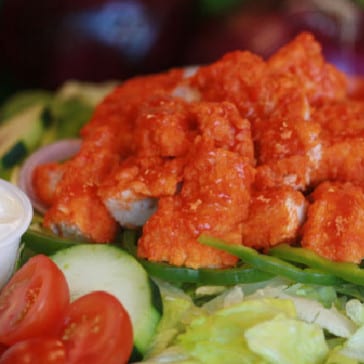 Crispy Buffalo Chicken Salad.