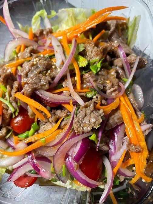 Grilled Beef Salad.