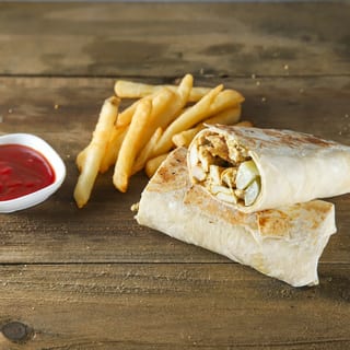 Chicken shawarma wrap