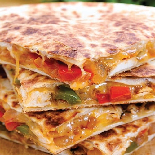 Garbage Quesadilla.