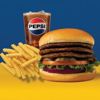 3. Super Triple Burger Combo