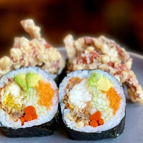 Softshell Crab Maki Roll.