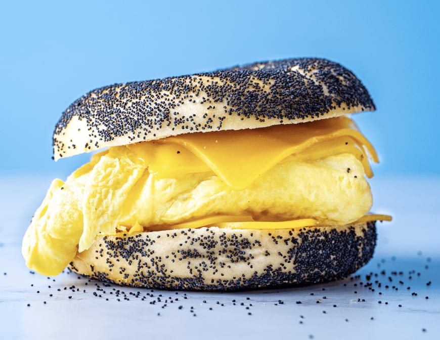 Egg & Cheese Sandwich.