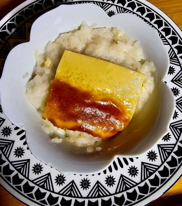 Sweet Rice and Thai Custard.