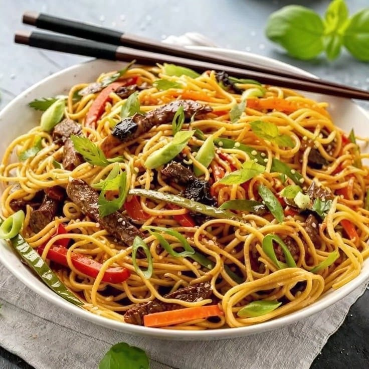 Beef Fried Noodles.