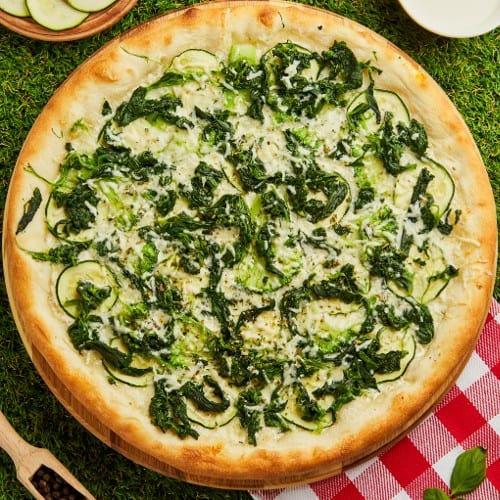 Spinach Pizza.