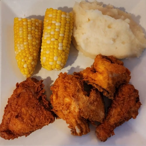 4 Pieces Mixed Chicken with 2 Sides.