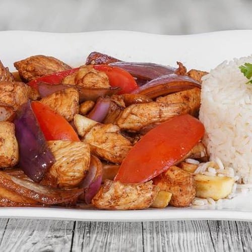 Pollo Saltado.