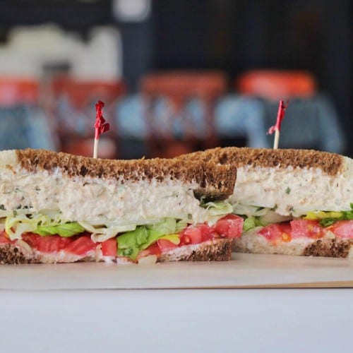 Albacore Tuna Salad Sandwich.