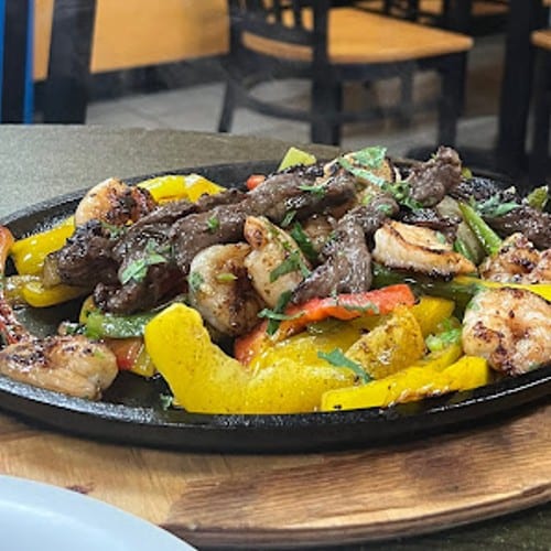 Steak and Shrimp Fajita.