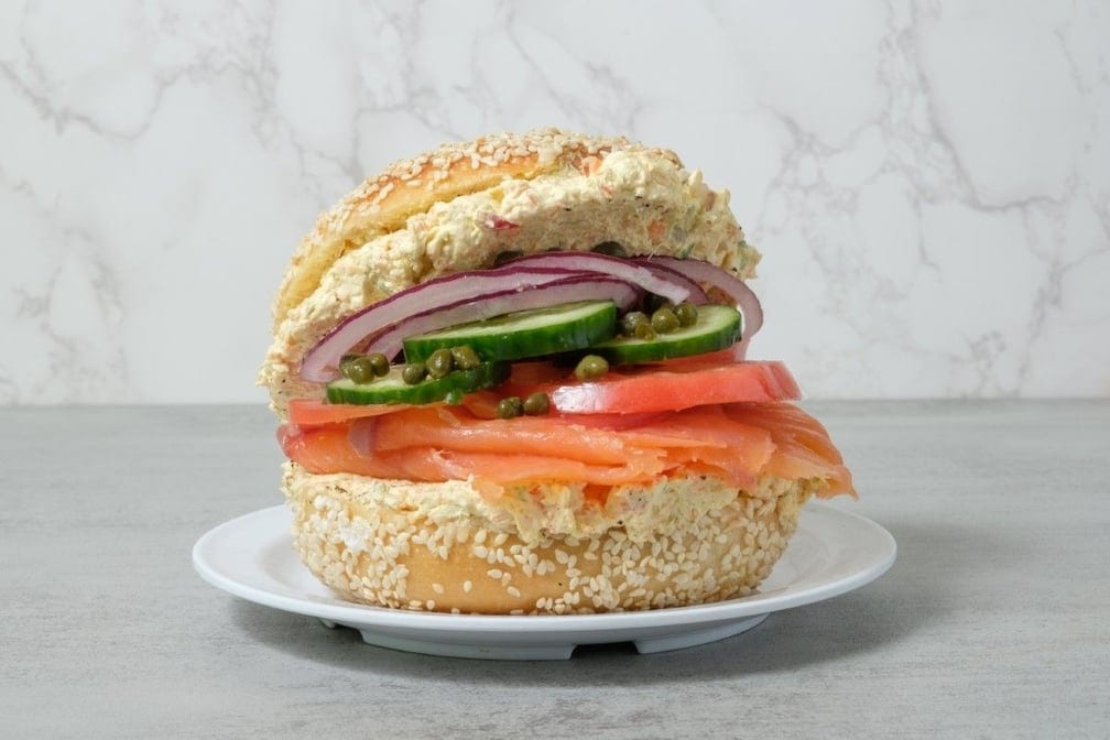 Loaded Lox Sandwich.