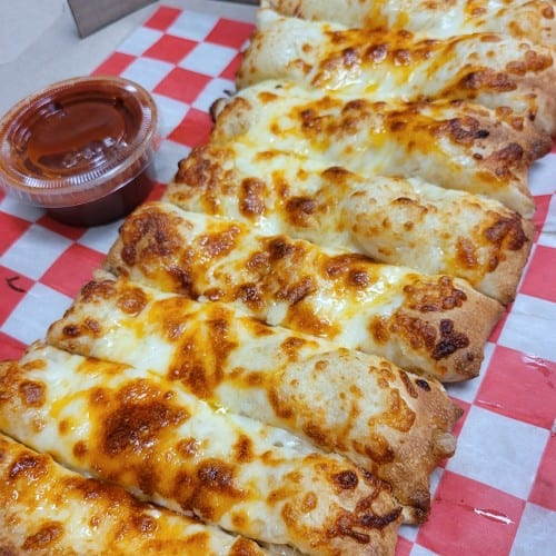 Cheesy Cheesy Bread sticks.