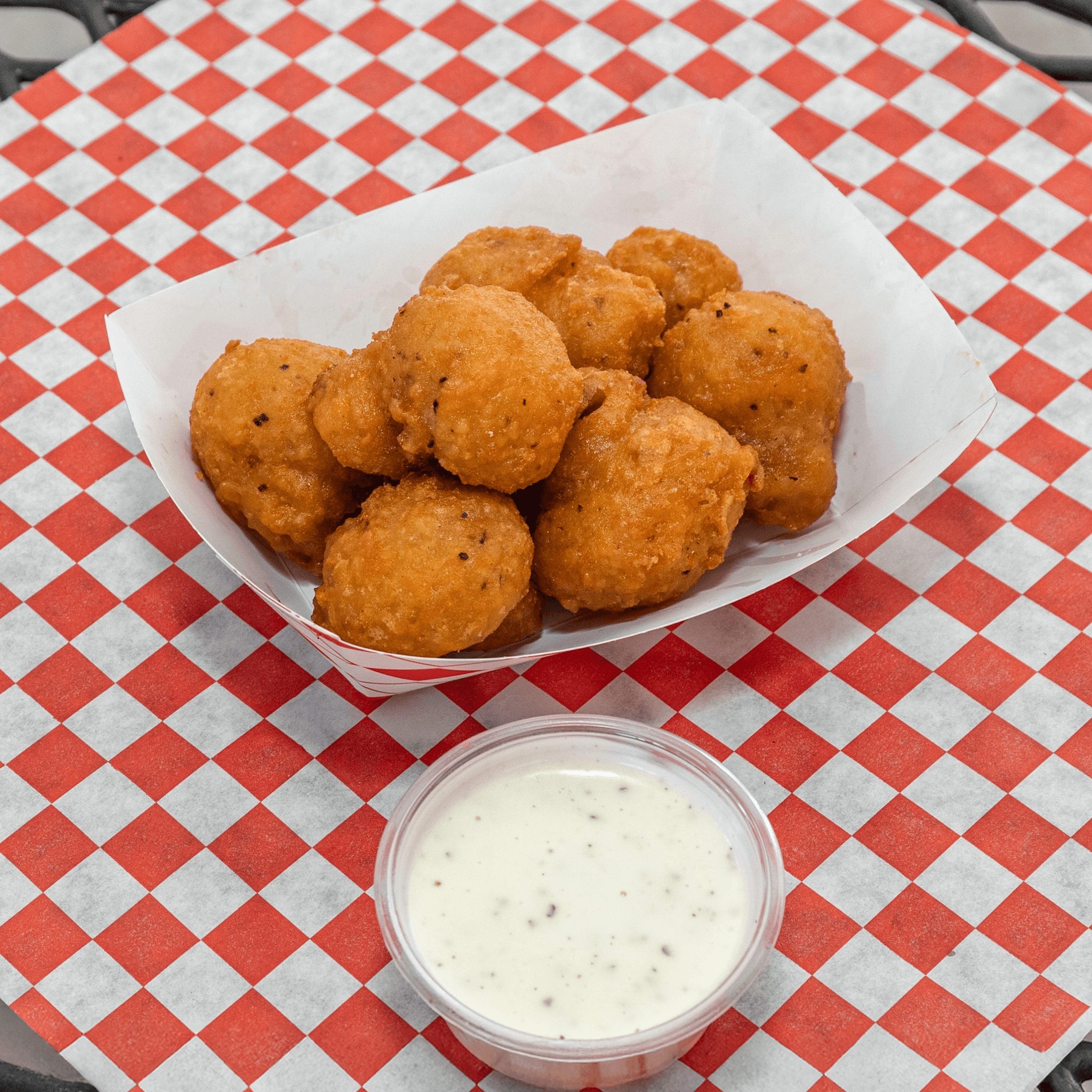 Deep Fried Mushrooms.