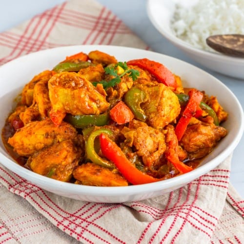 Chicken Jalfrezi.