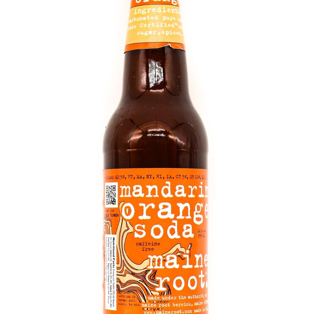 Maine Root Classic Orange (Mandarin) Soda.