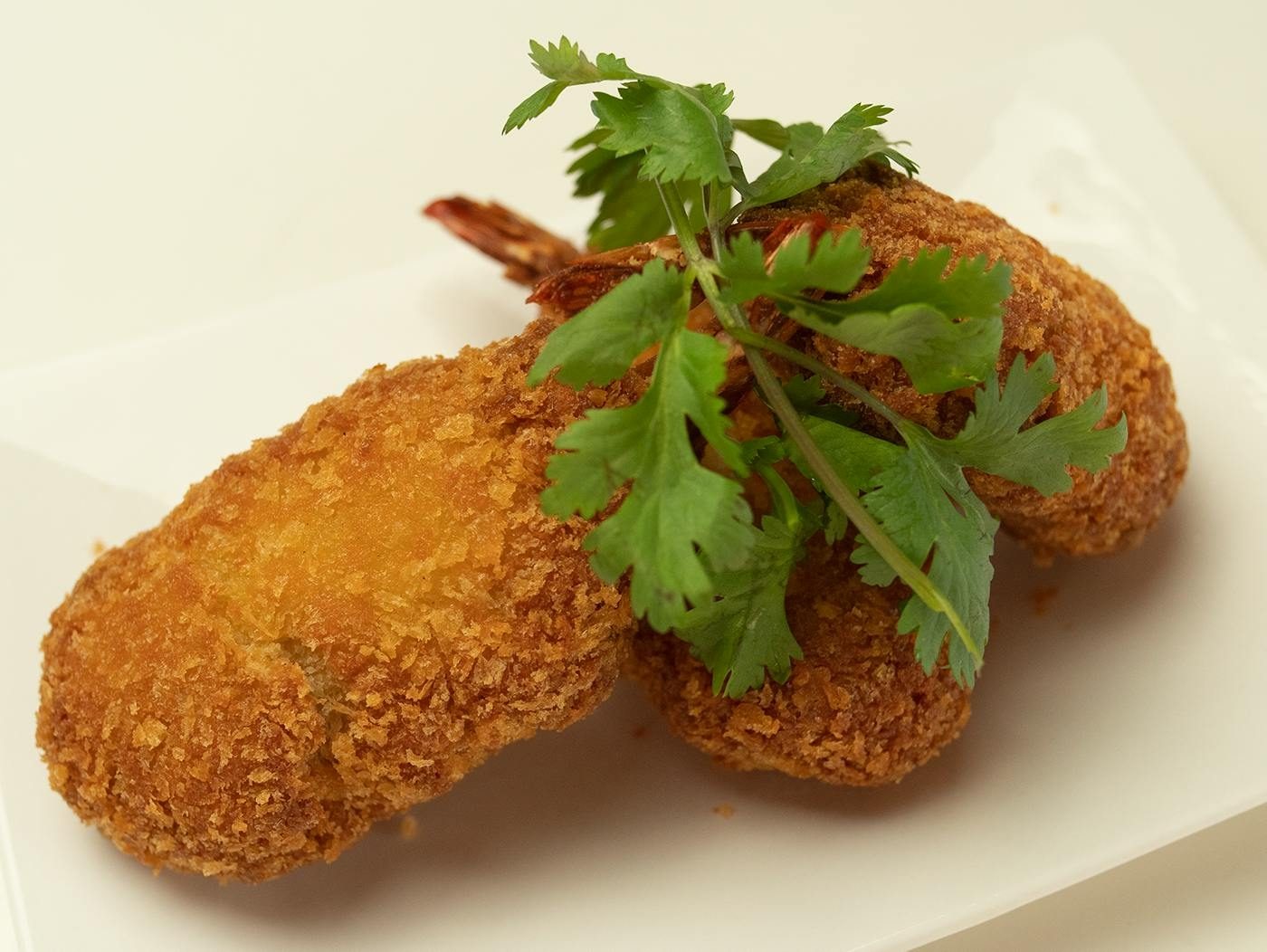 Simply Crispy Fried Shrimp.