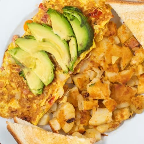 Avocado Omelette.