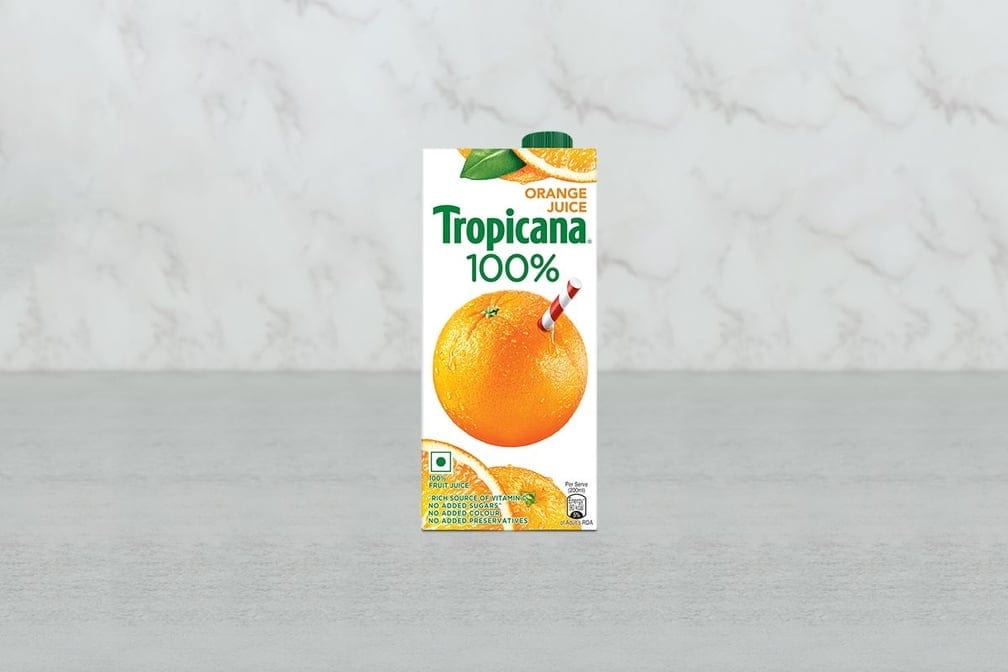 Orange Tropicana Juice.