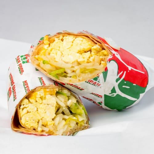 Veggie Breakfast Burrito.