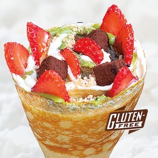 16. Matcha Stripe Truffles Crepe (GF)