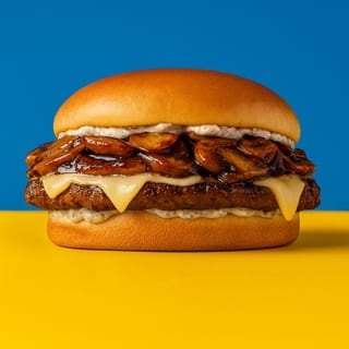 26 Mushroom Swiss Burger Ala Cart