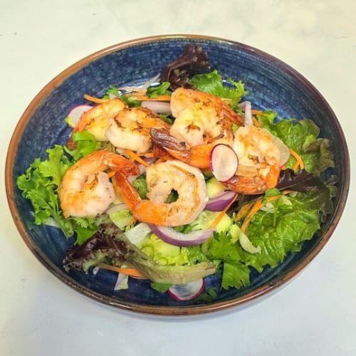 Grilled Prawn Salad.