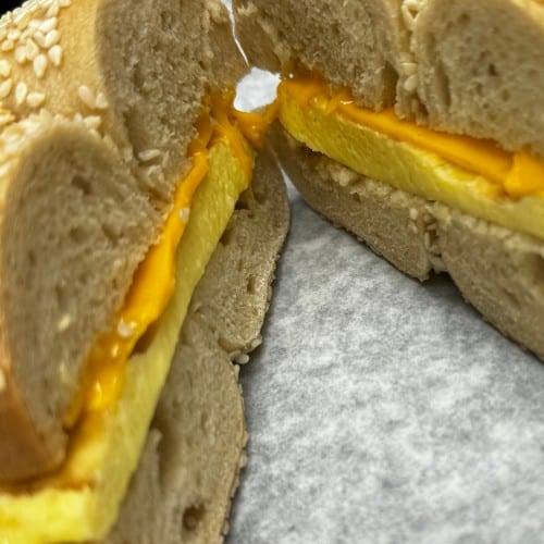 Egg & Cheese Bagel.