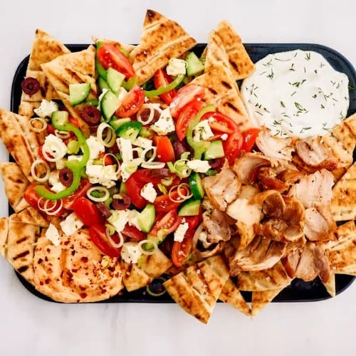 Greek Style Nachos.