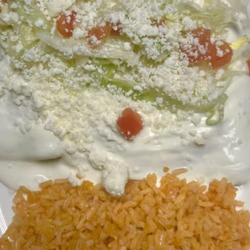 Sour Cream Enchiladas.