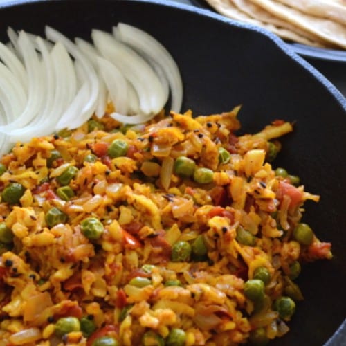Paneer Bhurji.