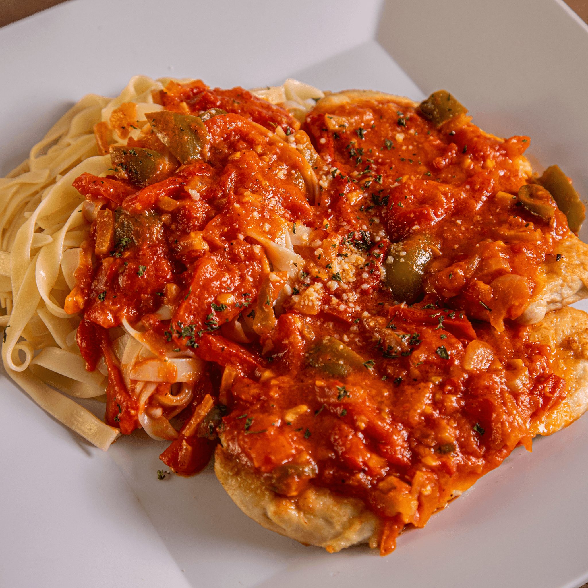 Chicken Cacciatore.