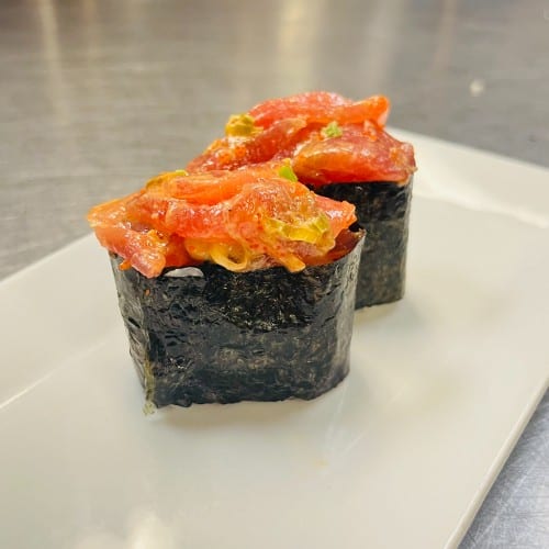 Spicy Tuna or Conch.