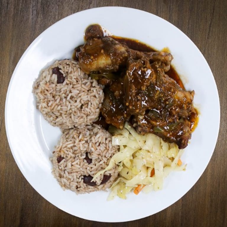 Lunch at Our Caribbean Restaurant