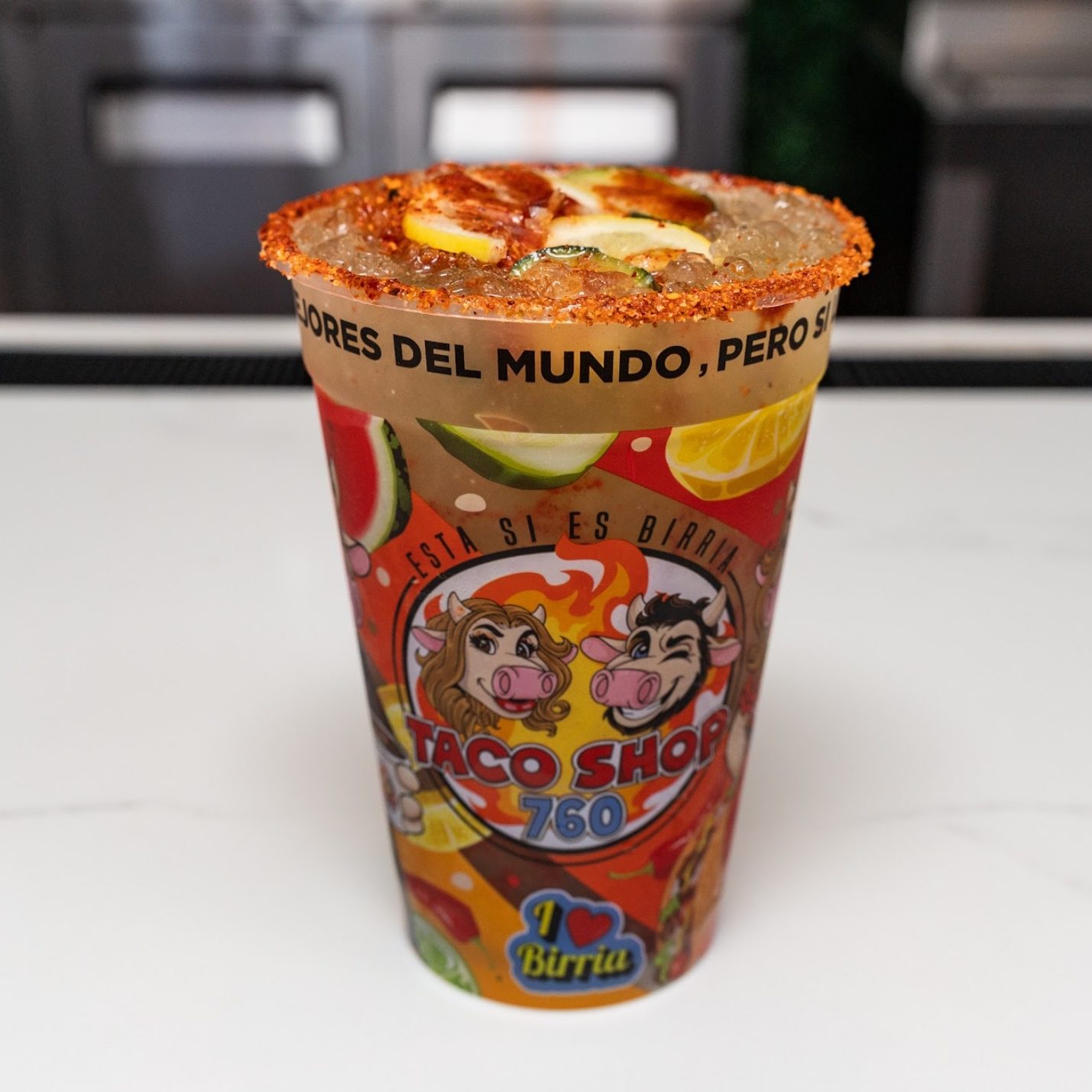 Large Cucumber With Lemon Prepared / Pepino Con Limón Preparada Grande.