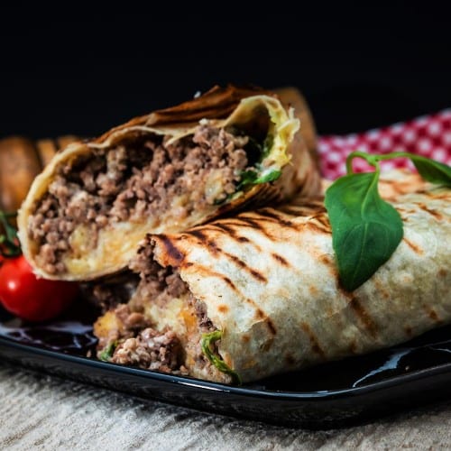 Carne Asada Burrito.