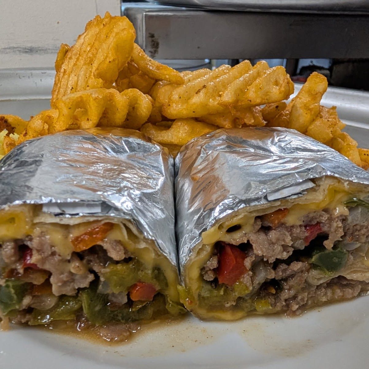 Philly Cheese Steak Wrap.
