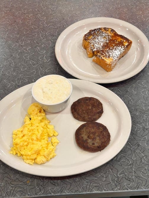 Redeye Special with French Toast.