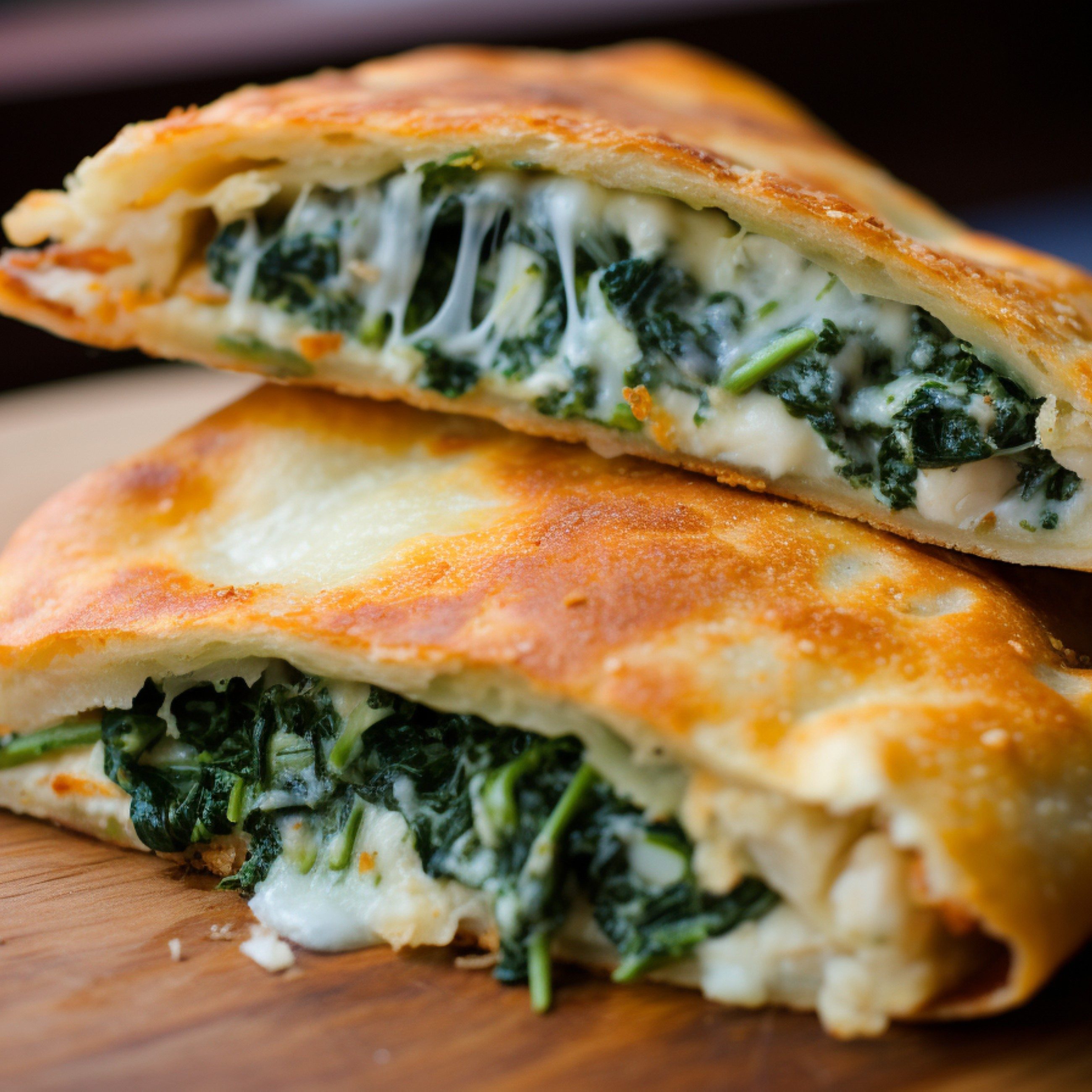 Spinach Calzone.