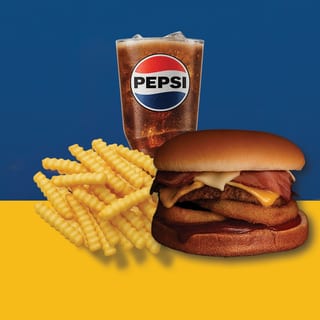 11. Double Western Burger Combo