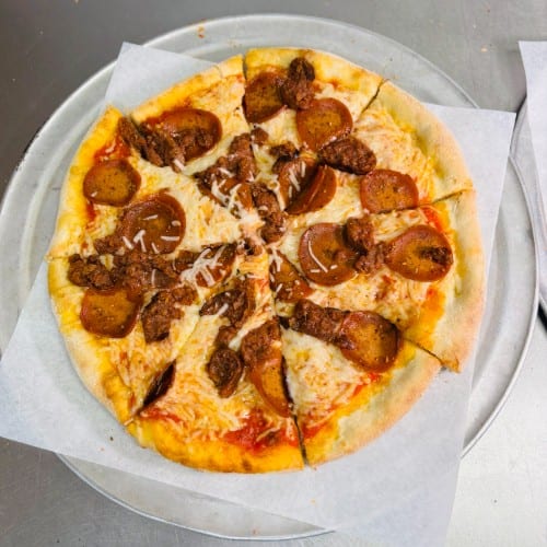 Meatless Lover’s Pizza.