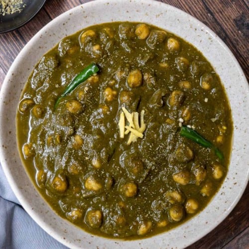 Chana Saag.