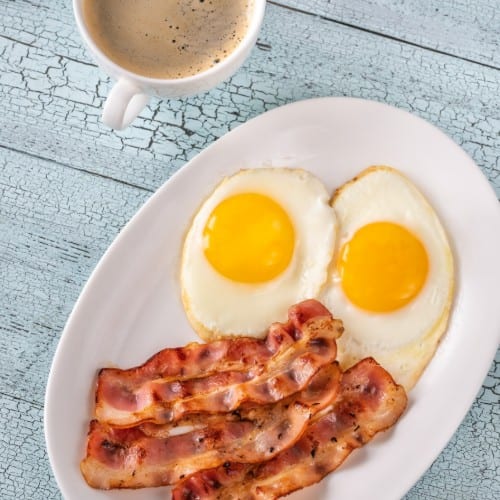 Side of Bacon Breakfast.