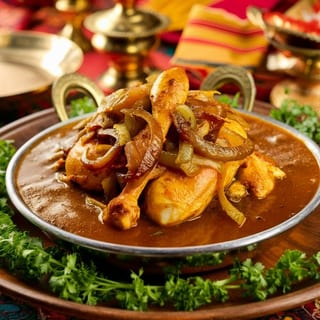 Brown Stew Chicken Snack