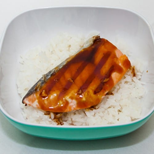 Kids Salmon Teriyaki.